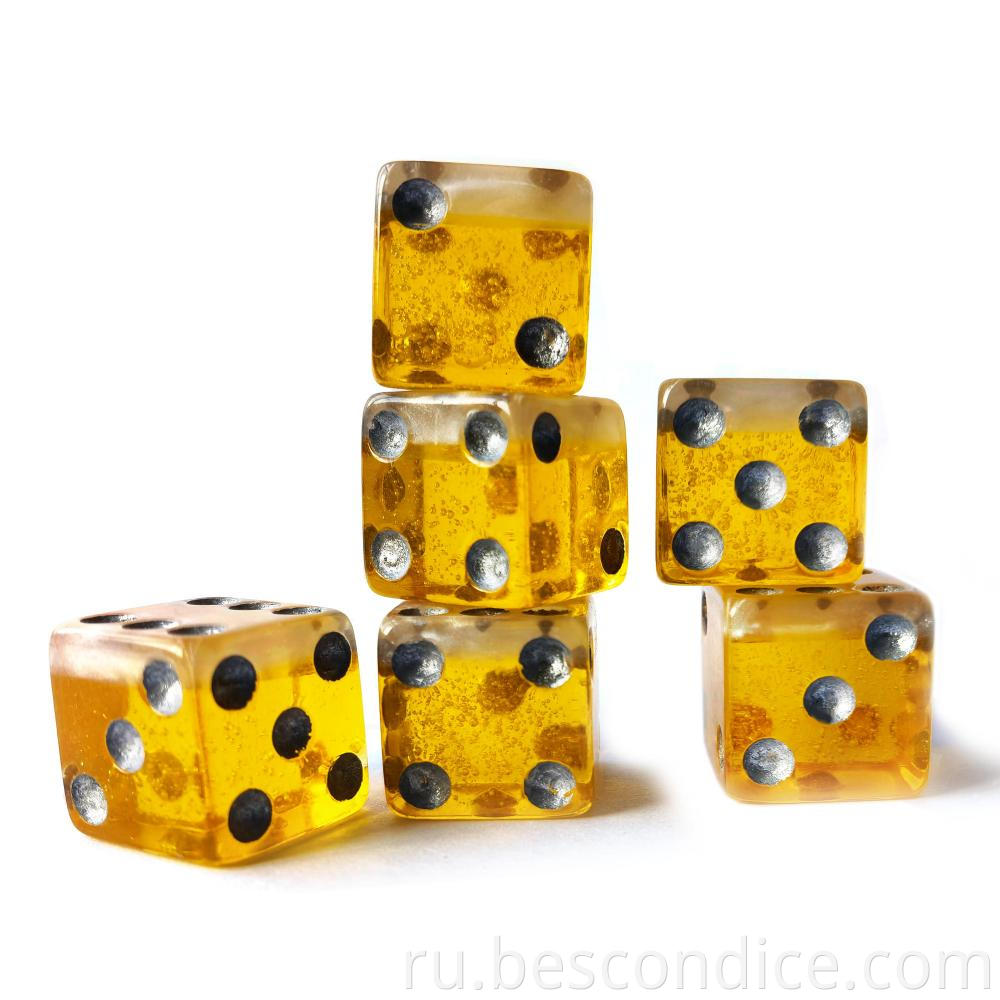 Beer Dice 16mm D6 With Pips 5
